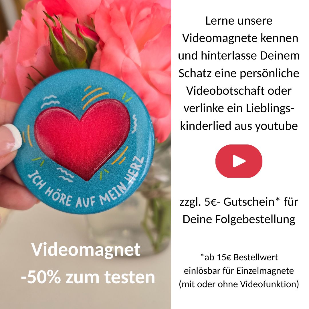 Videomagnet testen- Gutschein erhalten